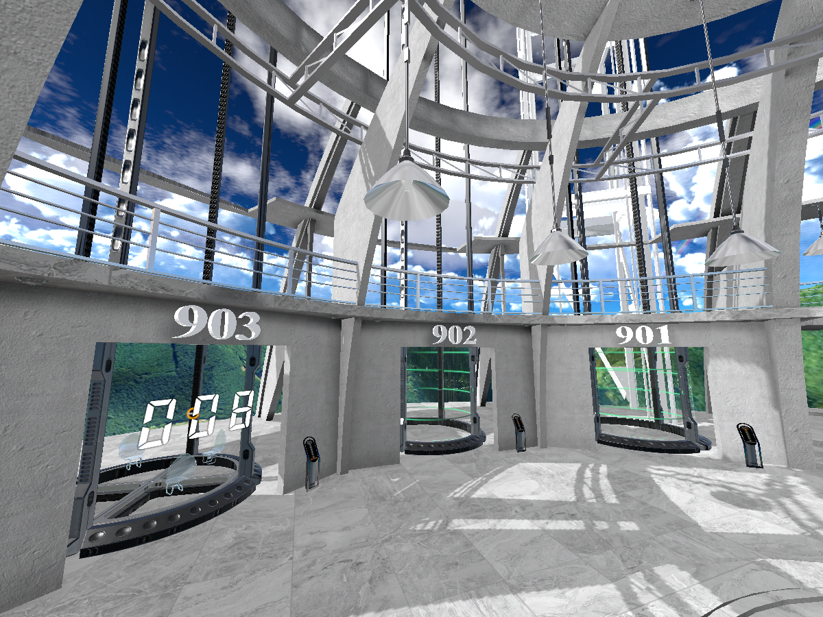 Transit Worlds: A Journey Through Virtual Spaces